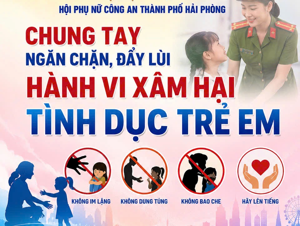 Hội Phụ nữ Công an thành phố: Chung tay ngăn chặn, đẩy lùi hành vi xâm hại tình dục trẻ em